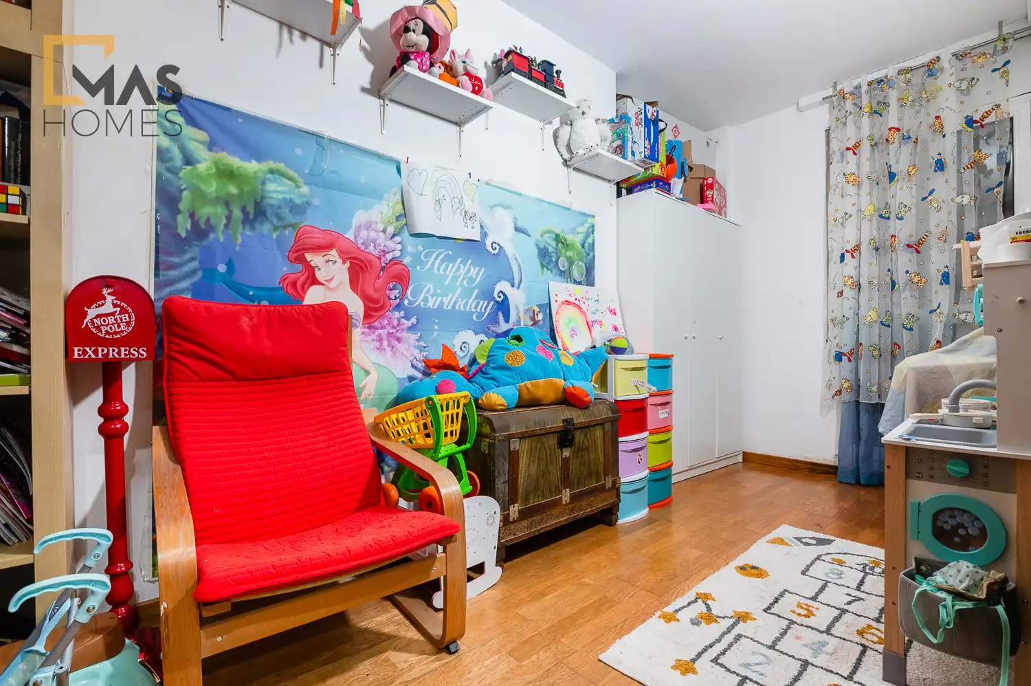 Schlafzimmer von Wohnung zum Verkauf in Terrassa mit Klimaanlage, Heizung und Terrasse