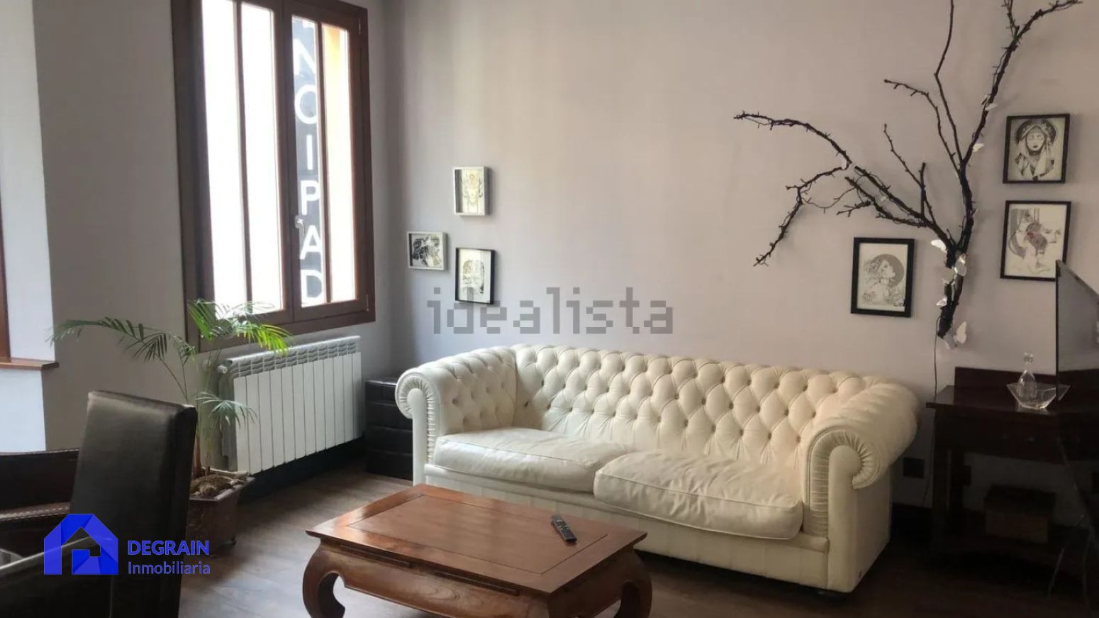 Living room of Flat to rent in Oviedo   with Heating, Furnished and Balcony