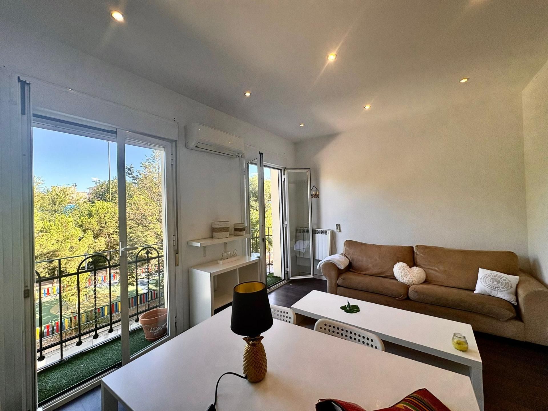 Bedroom of House or chalet for sale in  Madrid Capital  with Air Conditioner, Heating and Balcony