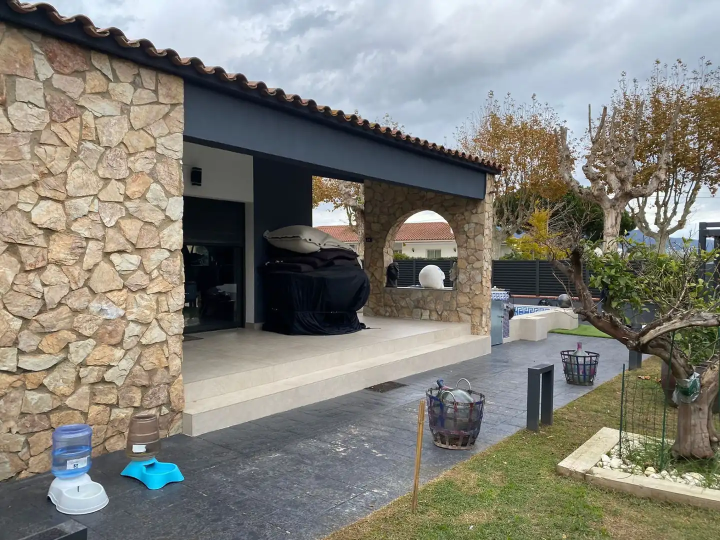 Terrassa de Casa adosada en venda en Empuriabrava amb Aire condicionat, Calefacció i Jardí privat