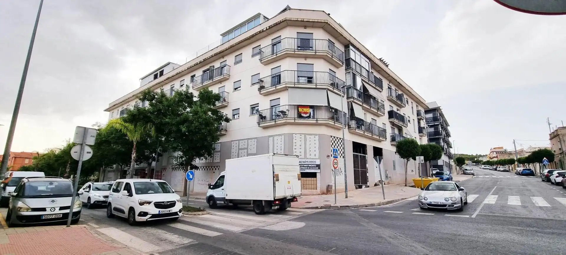 Exterior view of Flat for rent in Aspe  with Air Conditioner, Terrace and Furnished