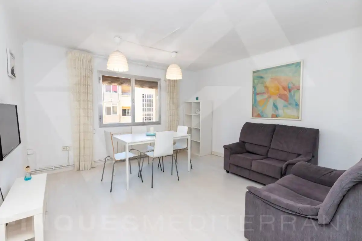 Wohnzimmer von Wohnung zur Miete in Tarragona mit Klimaanlage, Heizung und Parkett