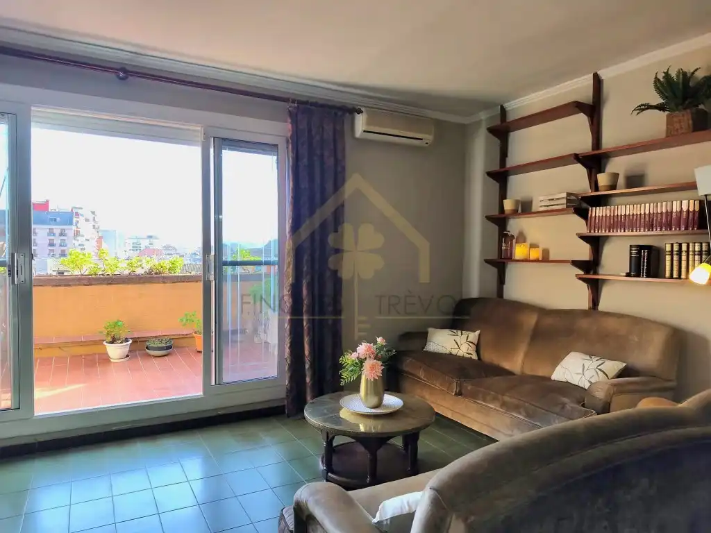 Sala de estar de Ático en venta en Granollers con Aire acondicionado, Calefacción y Terraza