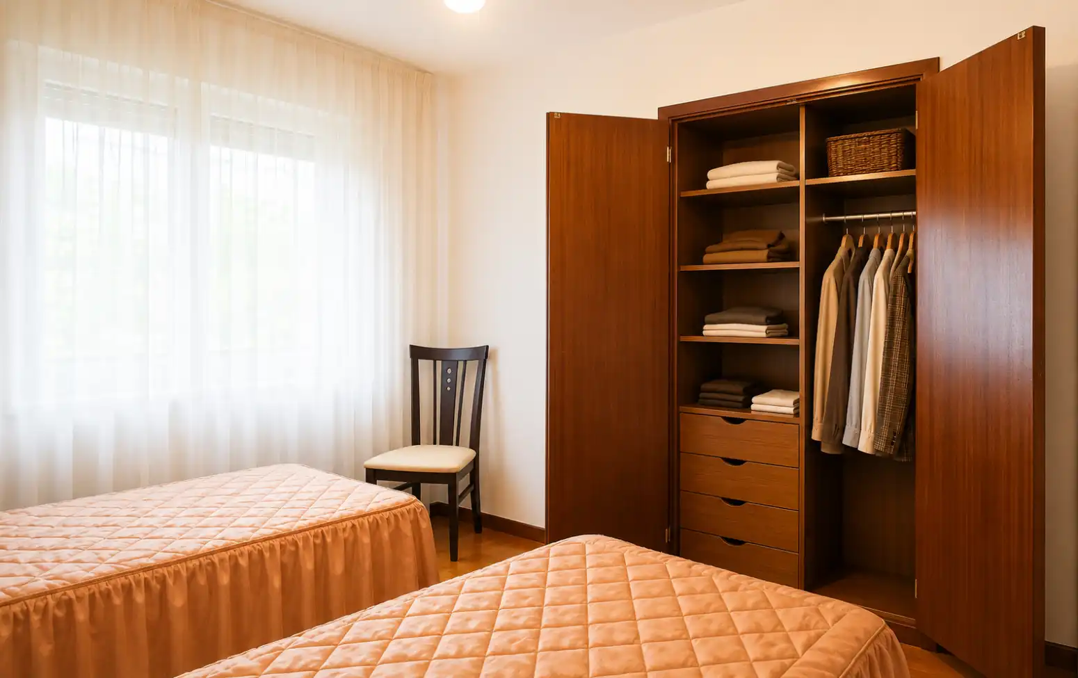 Bedroom of Flat for rent in Villava / Atarrabia  with Heating, Parquet flooring and Terrace