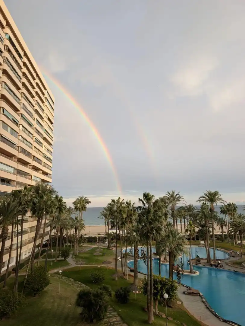 Exterior view of Flat for rent in Castalla  with Air Conditioner, Private garden and Storage room