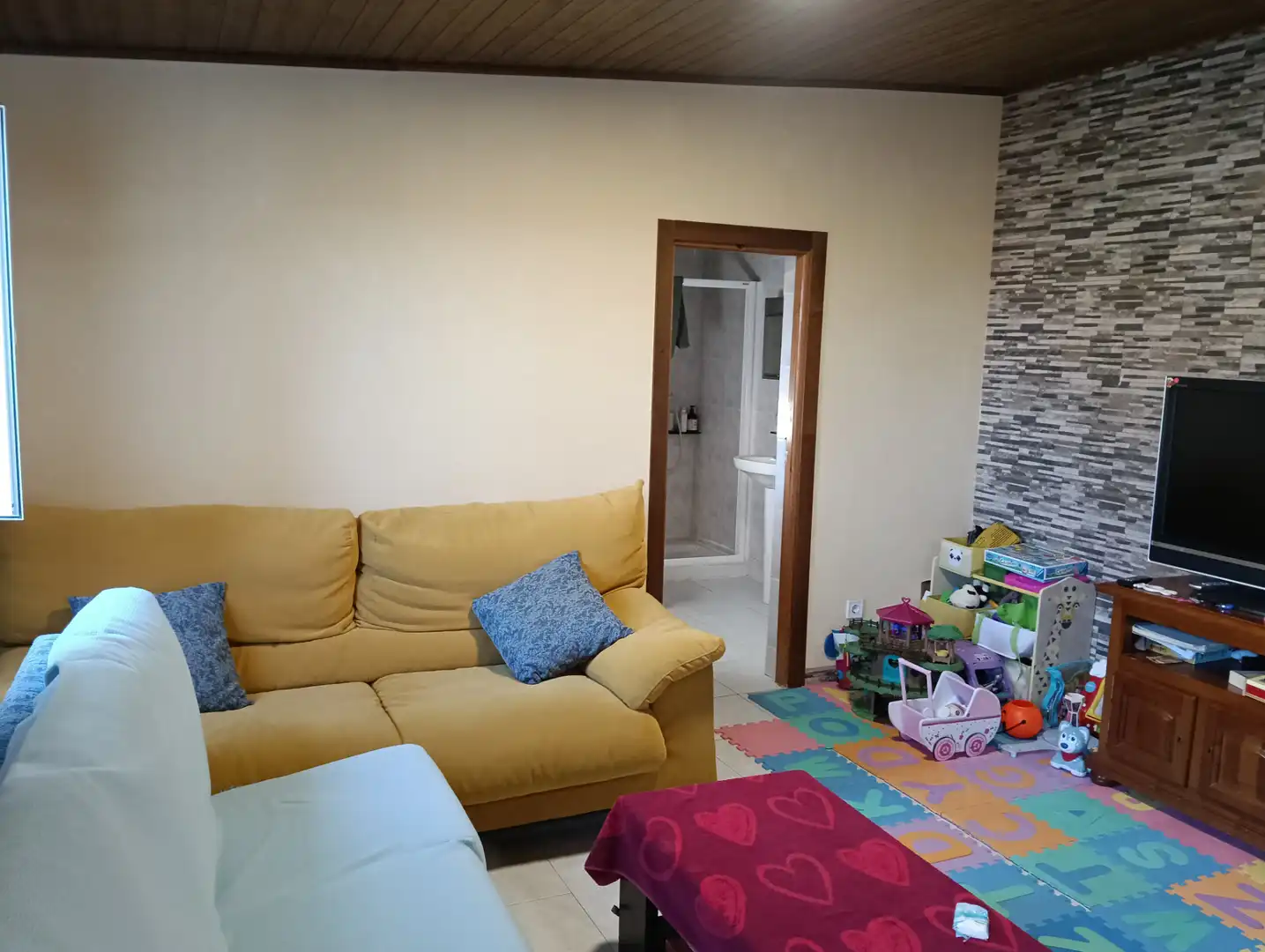Sala de estar de Casa o chalet en venta en Vilasantar con Calefacción y Trastero