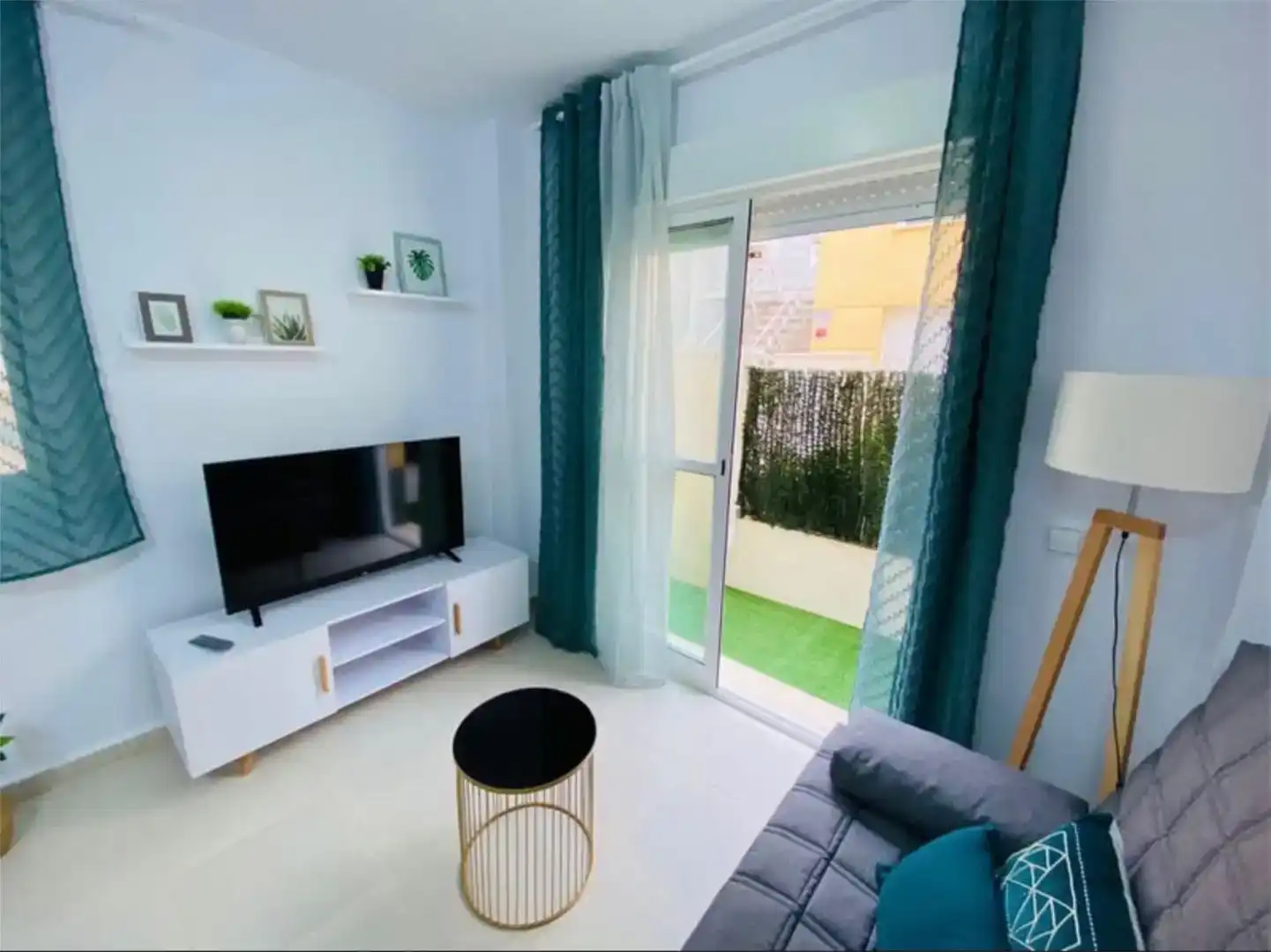 Living room of Flat for sale in Vera  with Air Conditioner, Swimming Pool and Balcony