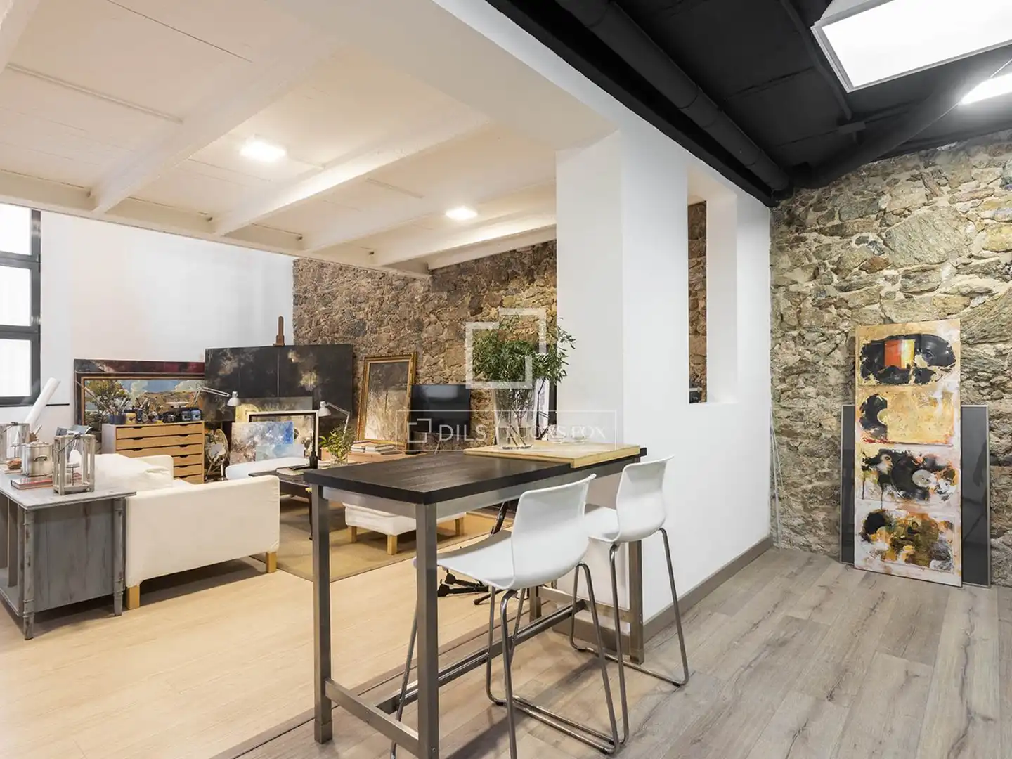 Vista exterior de Loft en venda en Barcelona amb Calefacció, Parquet i Terrassa