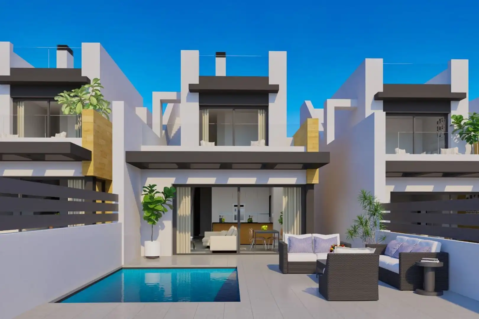 Casa con terraza en venta en Nueva Torrevieja - Aguas Nuevas