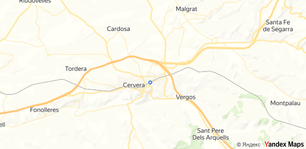 Vista exterior de Casa o xalet en venda en Cervera