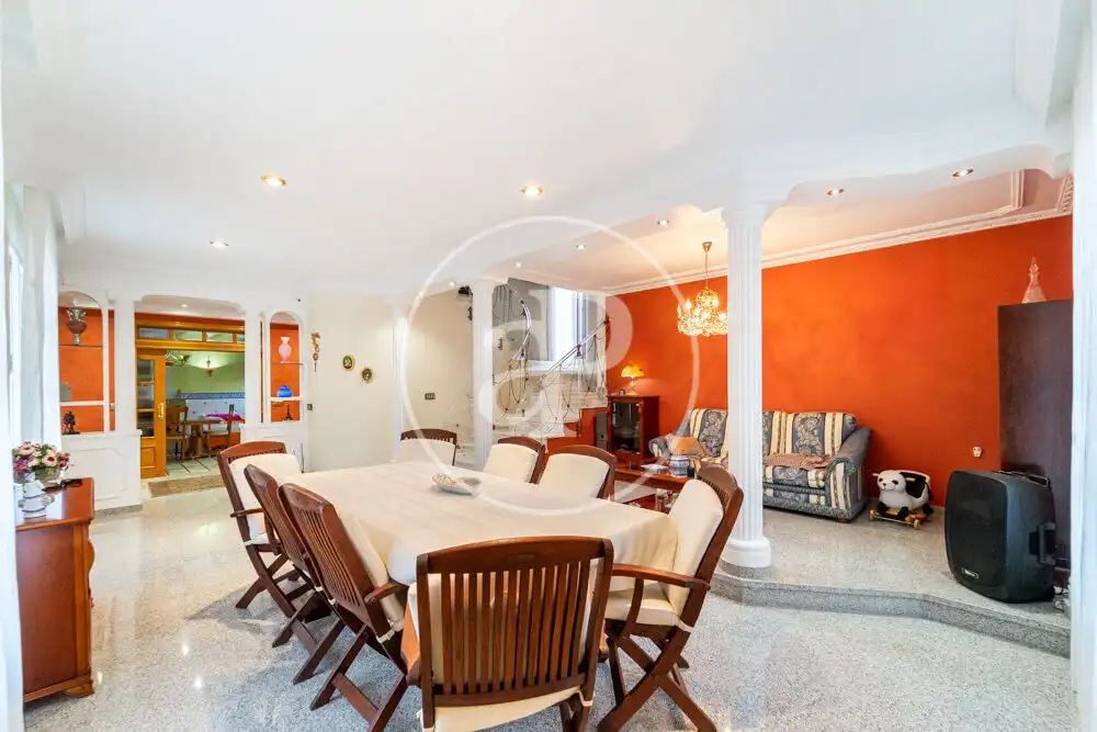 Dining room of Houses for sale in San Vicente del Raspeig / Sant Vicent del Raspeig  with Air Conditioner, Heating and Private garden