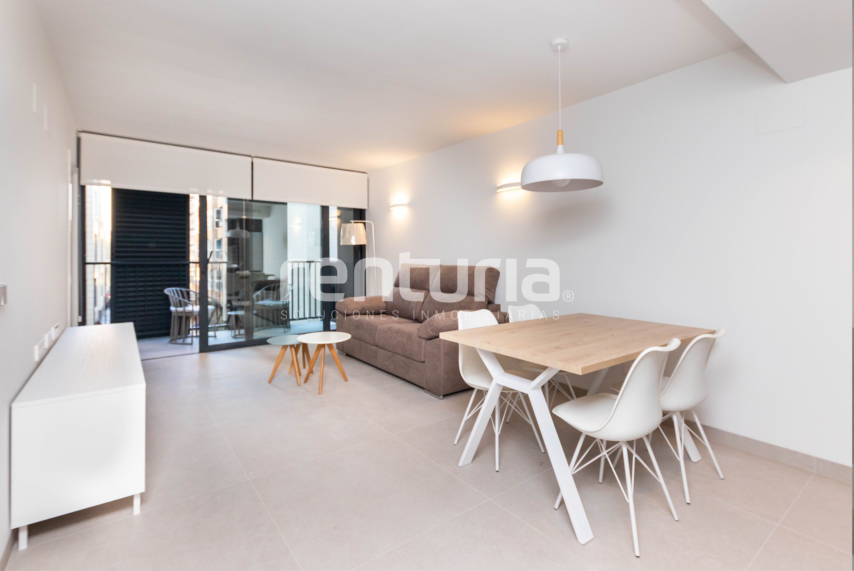 Sala d'estar de Pis de lloguer en  Valencia Capital amb Aire condicionat, Calefacció i Terrassa