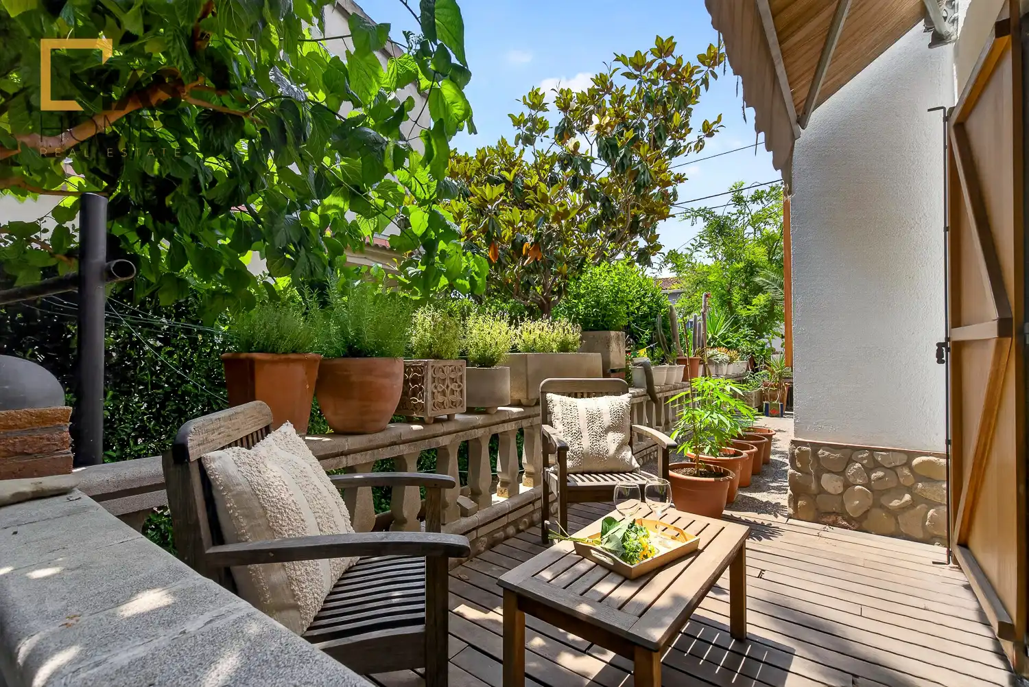 Terraza de Casa o chalet en venta en Parets del Vallès con Aire acondicionado, Calefacción y Jardín privado