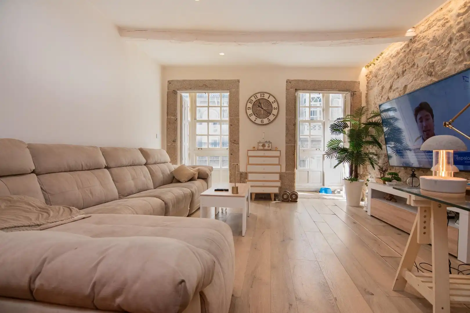 Sala de estar de Piso en venta en A Coruña Capital 