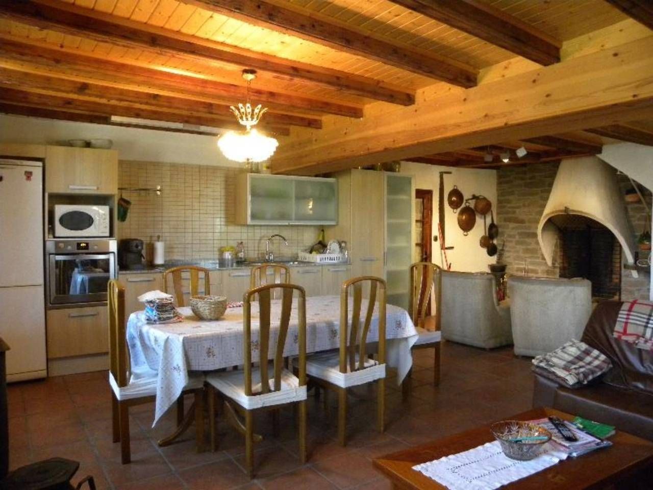 Kitchen of House or chalet for sale in Sant Jaume de Frontanyà  with Heating