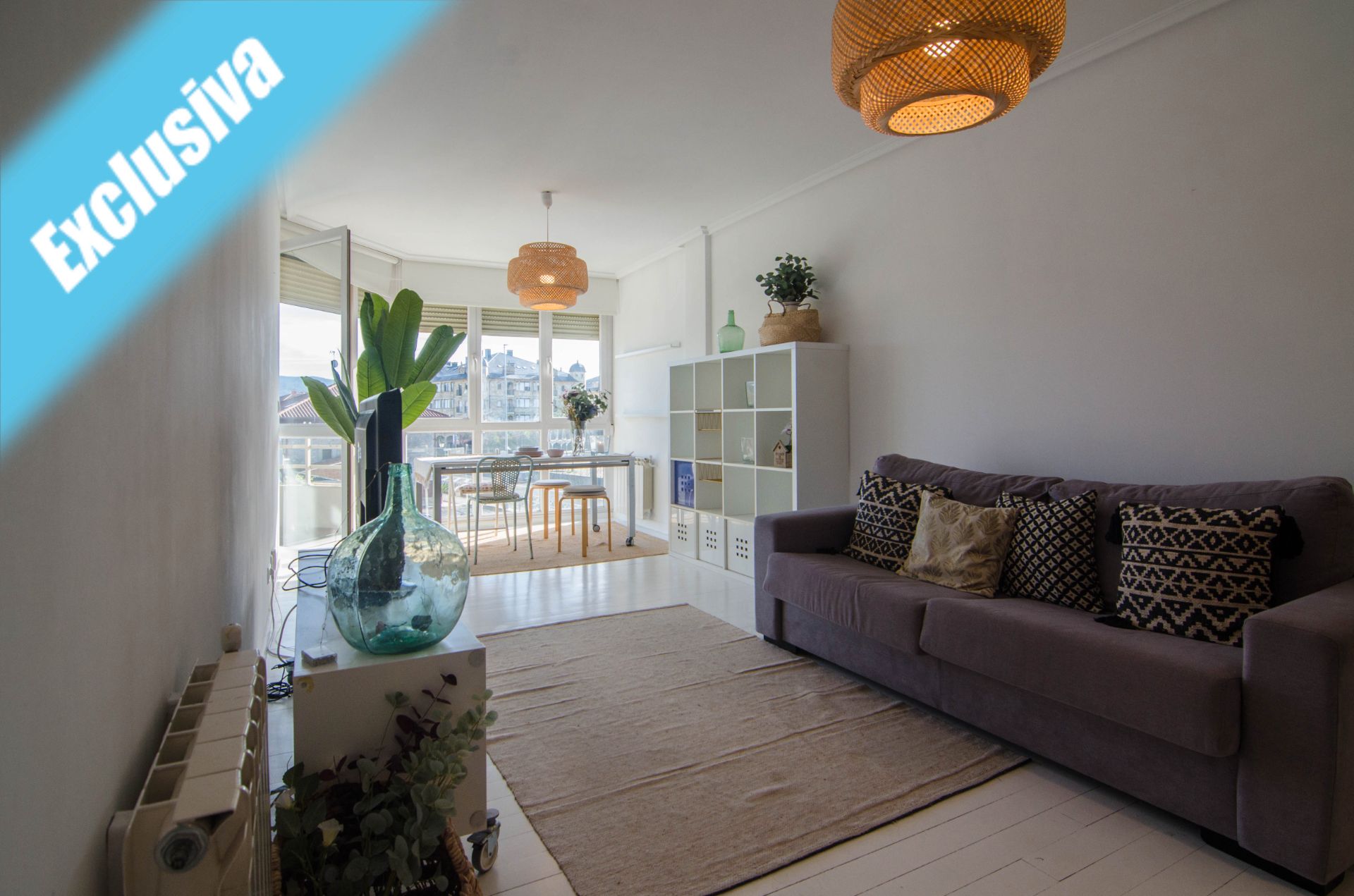 Living room of Flat for sale in Bárcena de Cicero  with Heating, Terrace and Swimming Pool