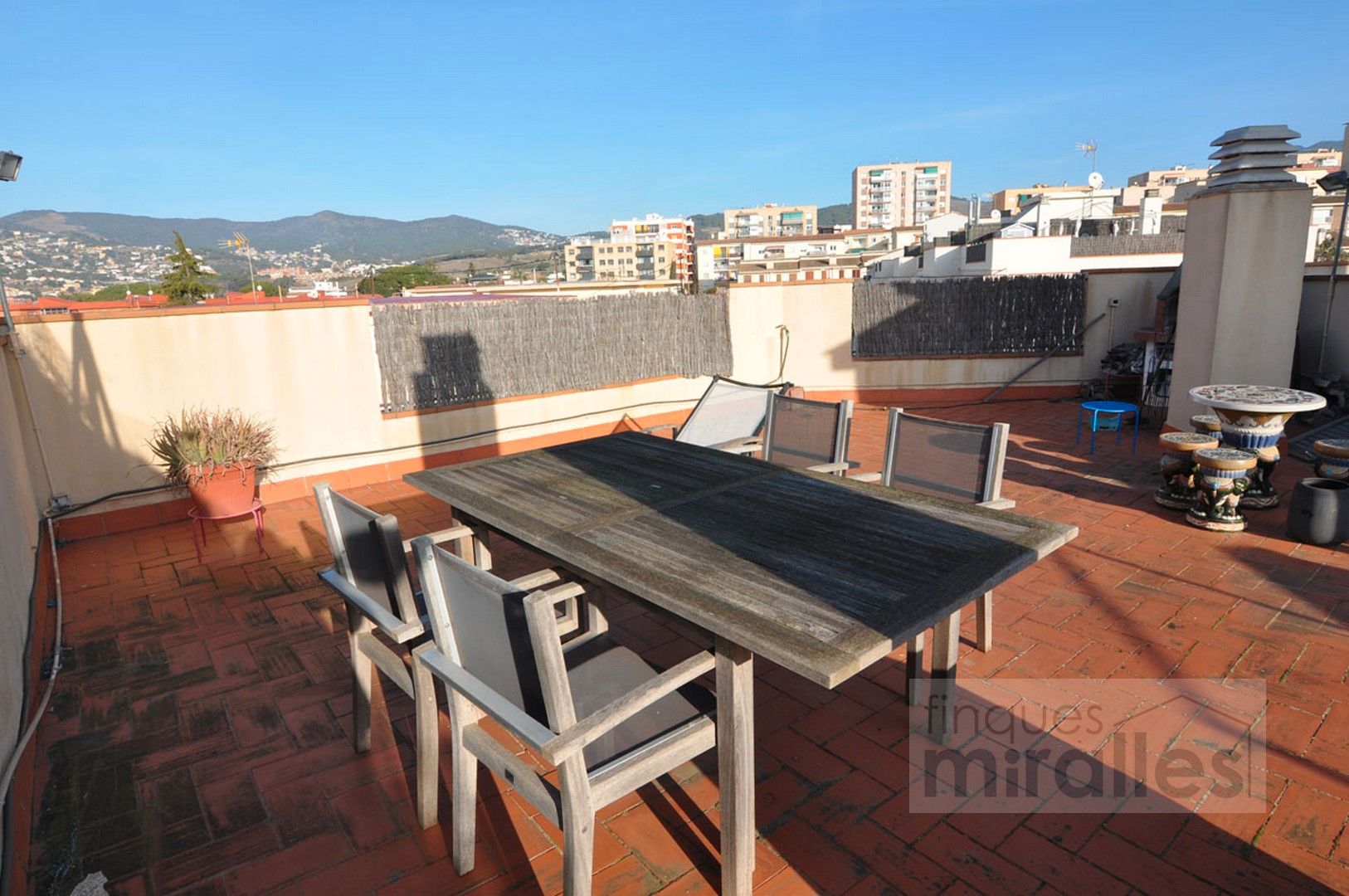 Terrace of Flat for sale in El Masnou  with Heating, Terrace and Balcony