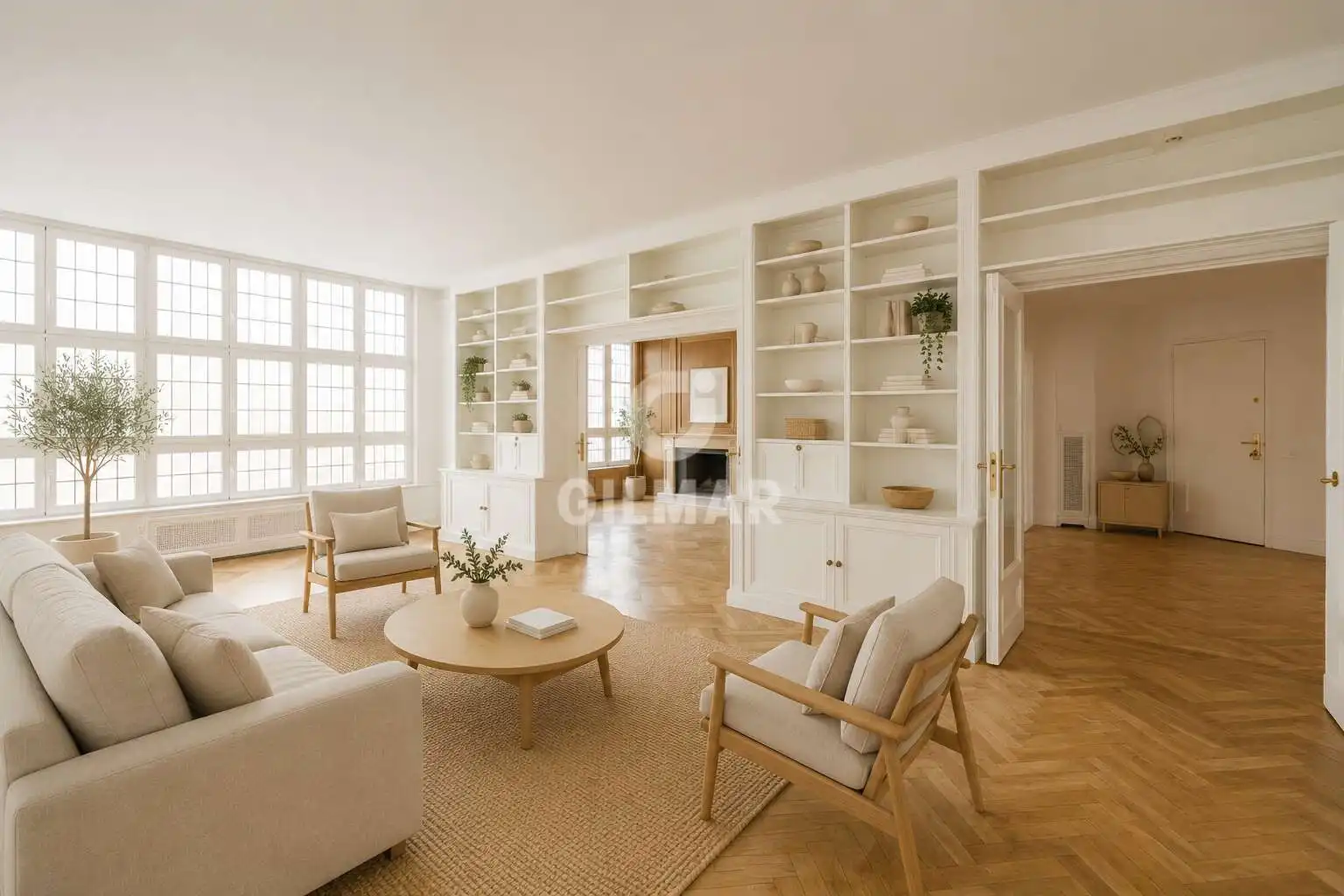 Living room of Flat for sale in Madrid  with Heating and Storage room