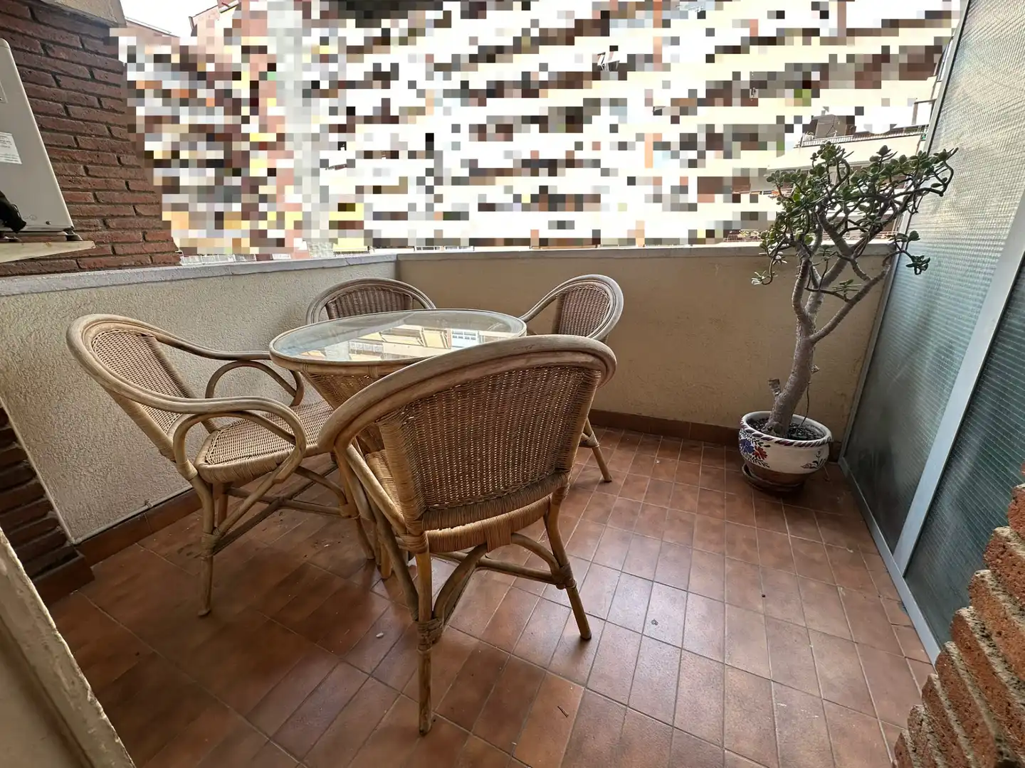 Balcony of Flat for sale in Barcelona  with Parquet flooring, Furnished and Oven
