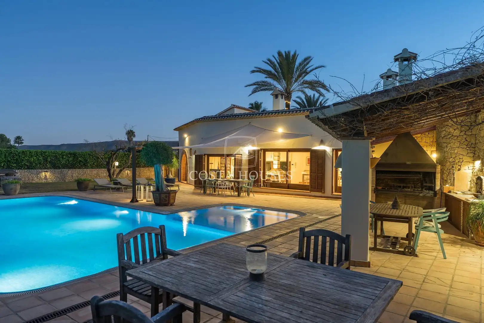 Vista exterior de Casa o xalet en venda en Jávea / Xàbia amb Aire condicionat, Jardí privat i Terrassa