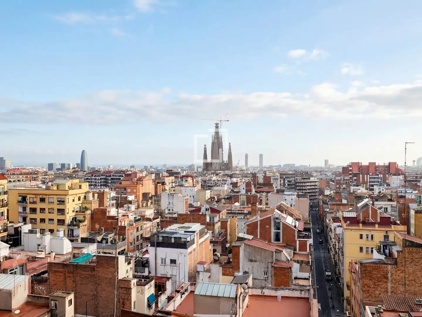 Exterior view of Flat for rent in Barcelona  with Air Conditioner, Heating and Terrace