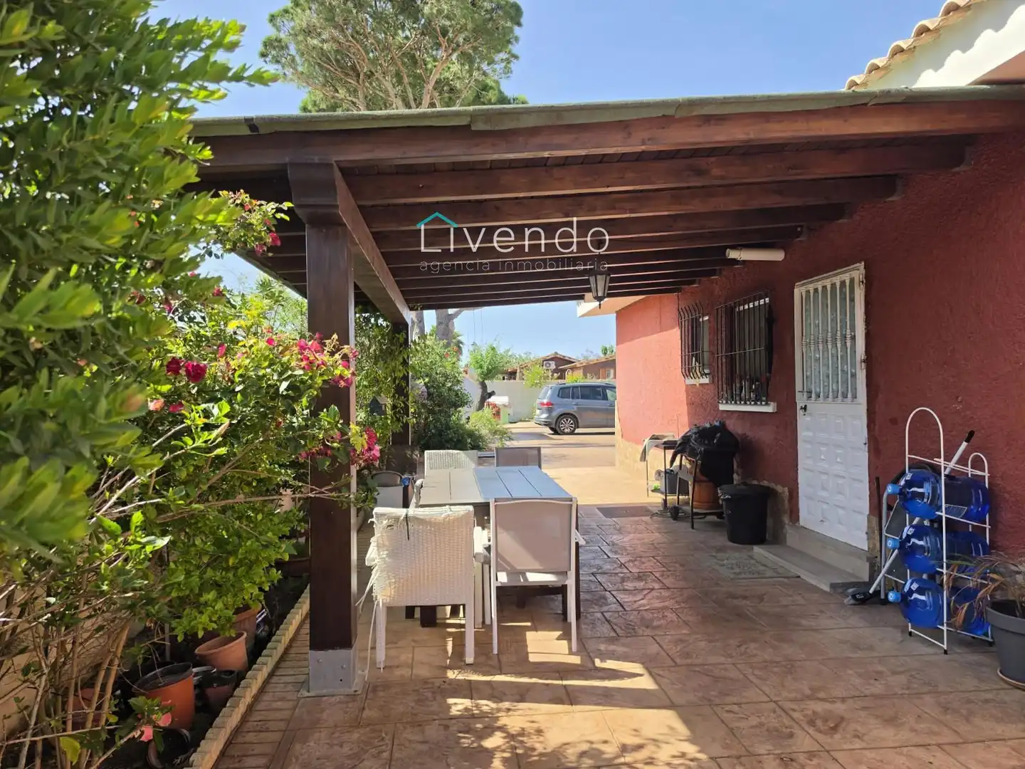 Terrassa de Casa o xalet en venda en Chiclana de la Frontera amb Aire condicionat, Traster i Piscina