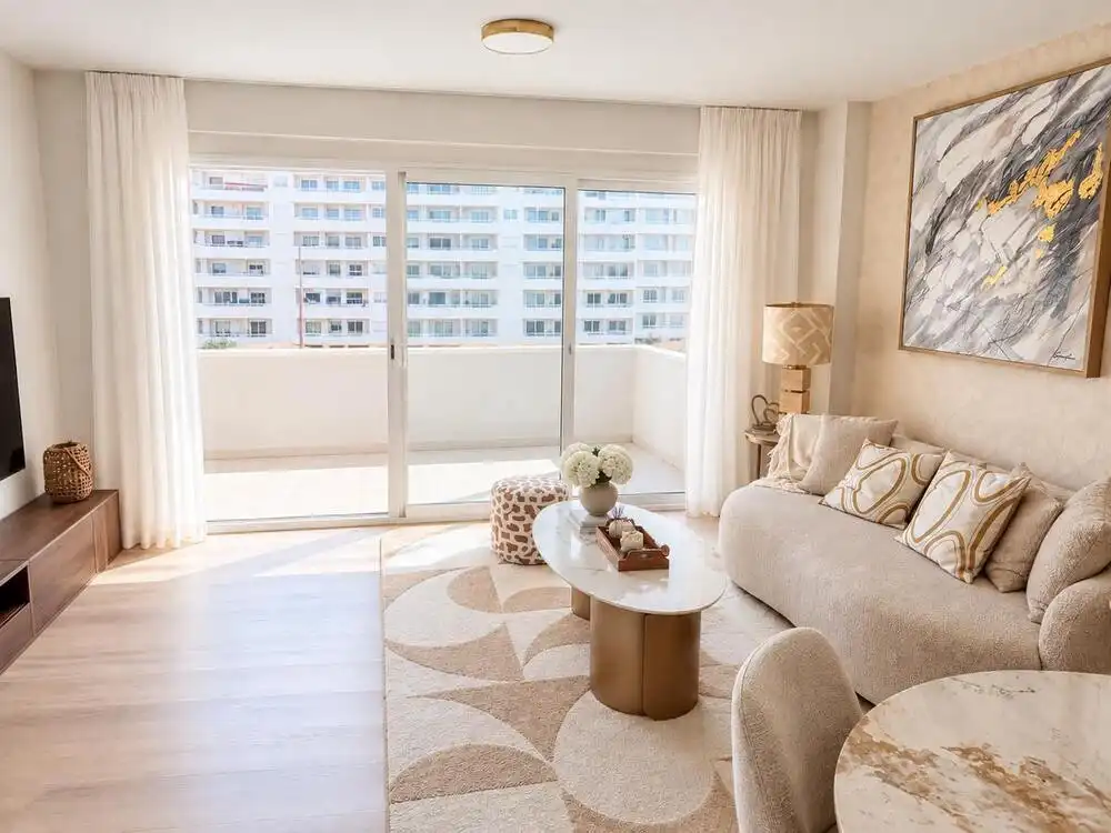 Living room of Apartments for rent in Nueva Andalucía