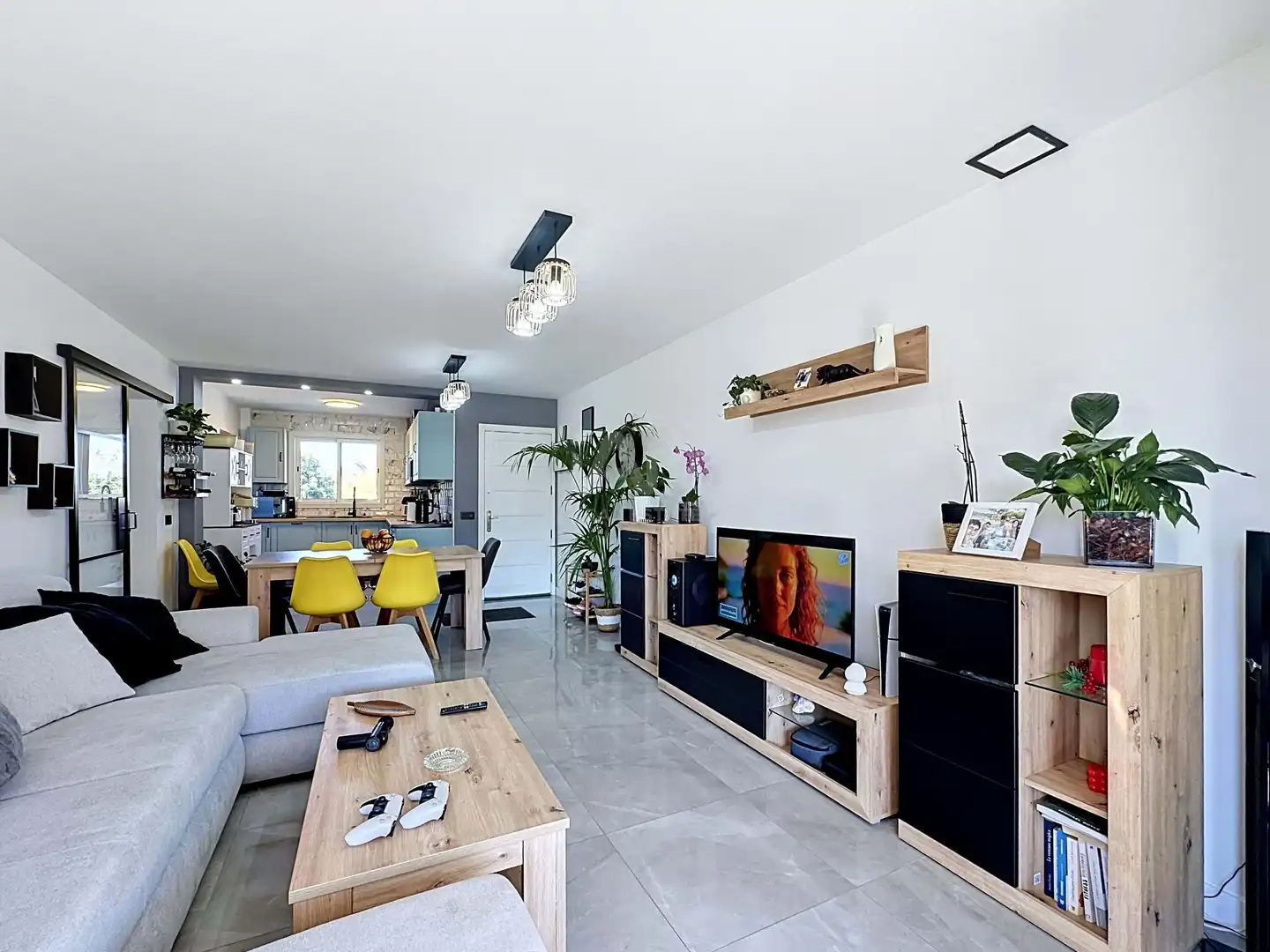 Sala de estar de Piso en venta en Pollença con Aire acondicionado y Calefacción