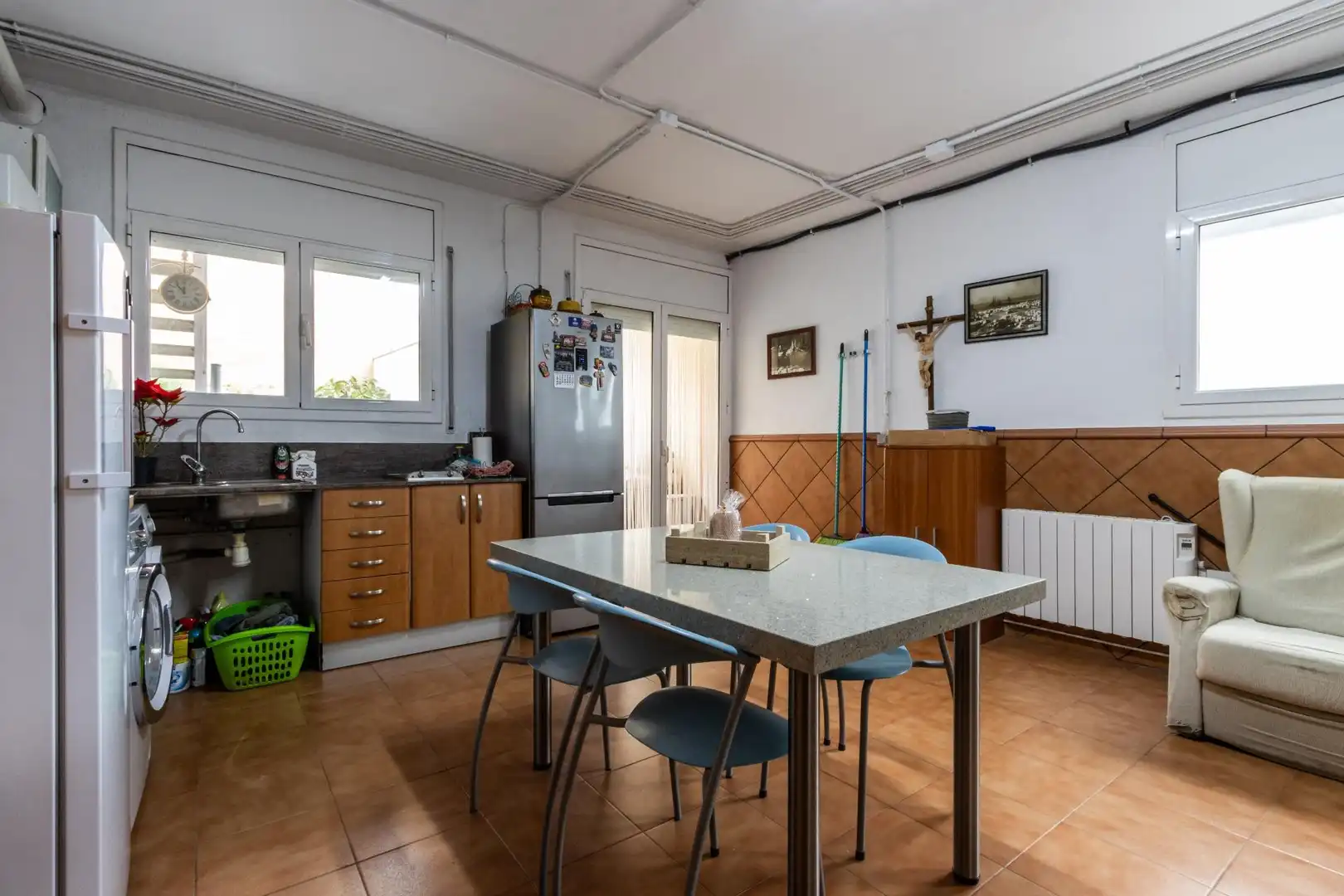 Cocina de Casa o chalet en venta en Castellar del Vallès con Aire acondicionado, Calefacción y Jardín privado