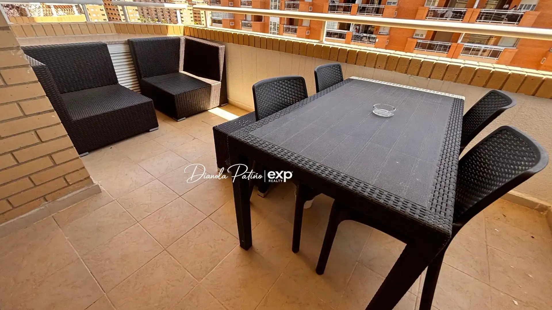 Terrassa de Apartament en venda en Oropesa del Mar / Orpesa amb Aire condicionat, Jardí privat i Terrassa