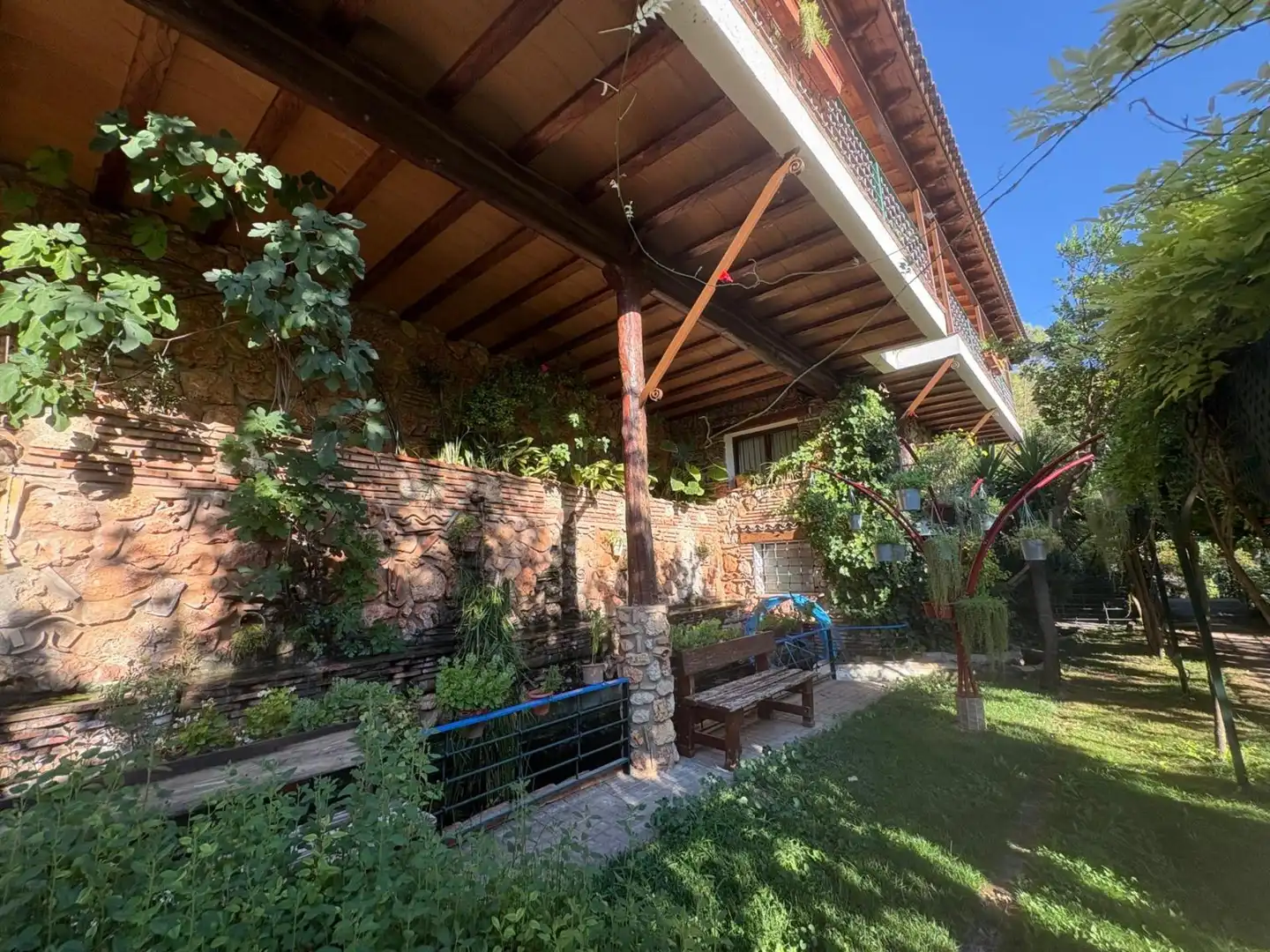 Terraza de Finca rústica en venta en Benatae con Calefacción, Jardín privado y Piscina