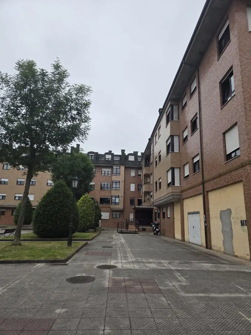Vista exterior de Piso de alquiler en Oviedo  con Calefacción, Parquet y Trastero