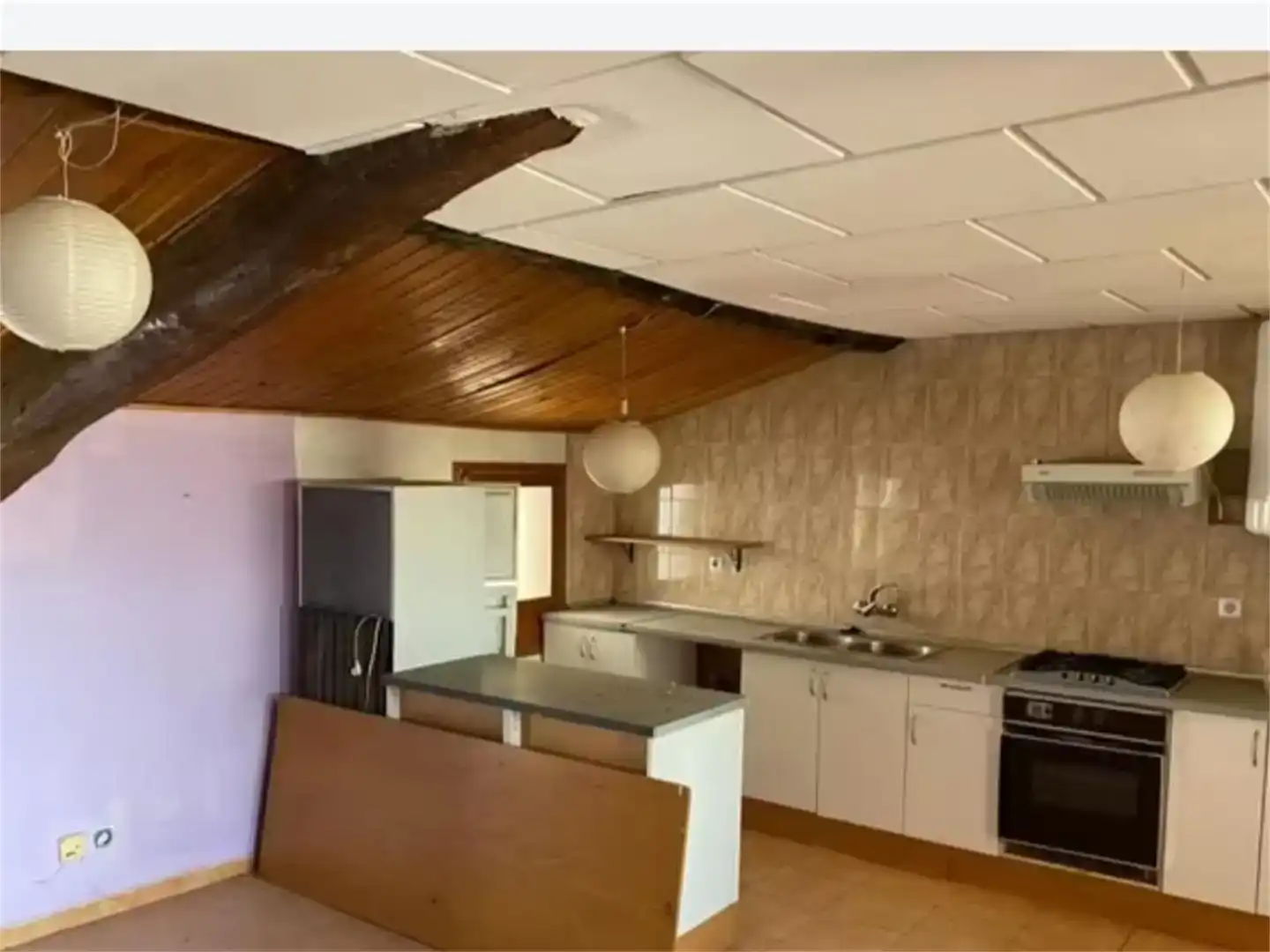 Cuina de Casa adosada en venda en Ascó