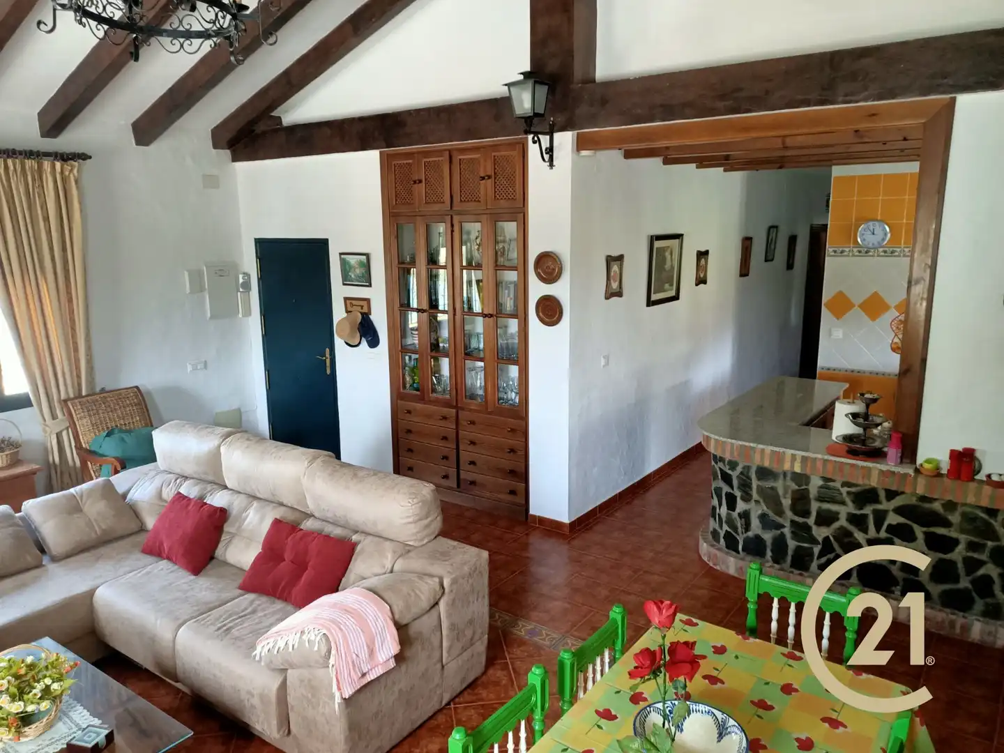 Sala de estar de Casa o chalet en venta en El Gastor con Aire acondicionado, Jardín privado y Terraza