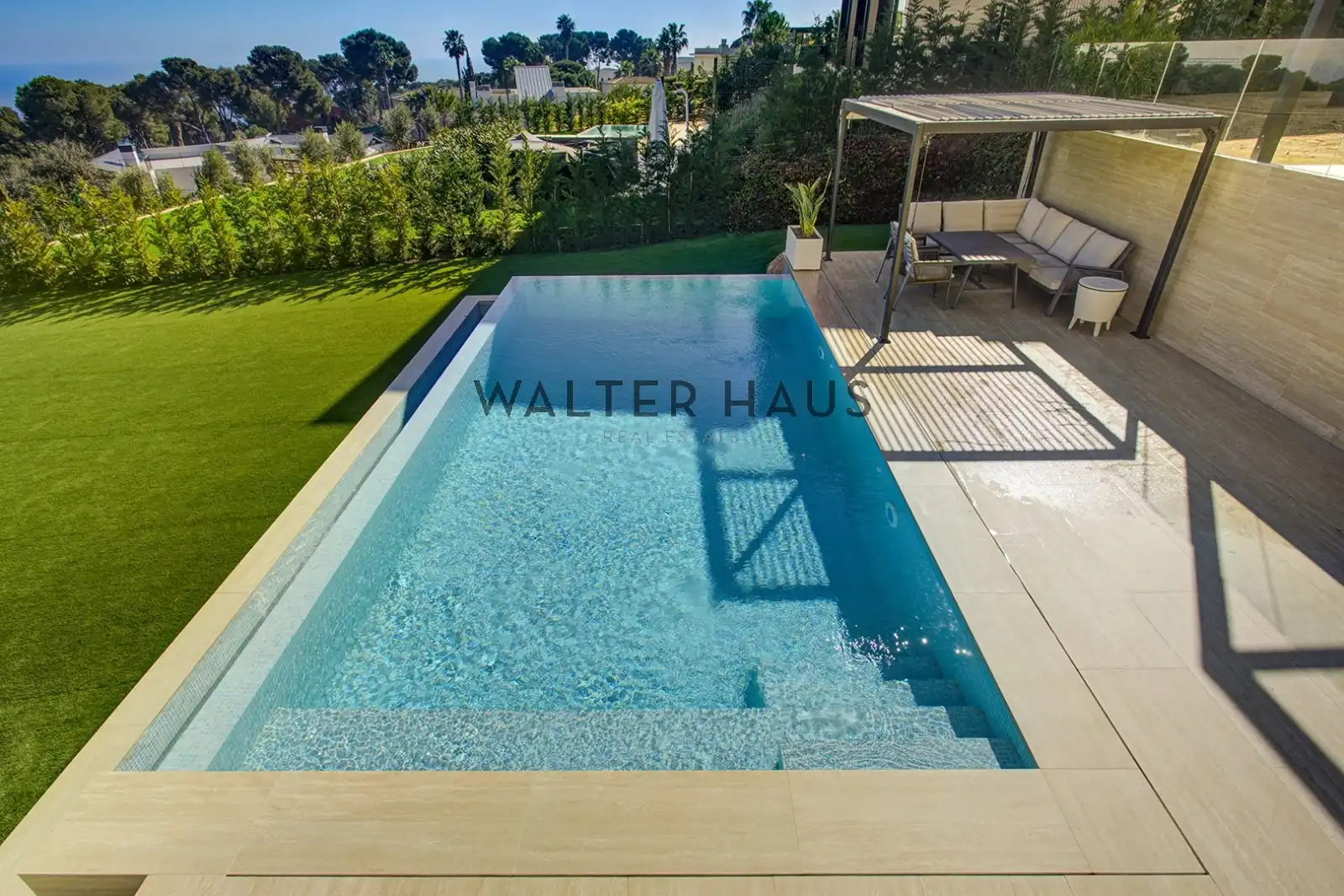Swimming pool of Houses for rent in Calonge i Sant Antoni  with Air Conditioner, Heating and Private garden
