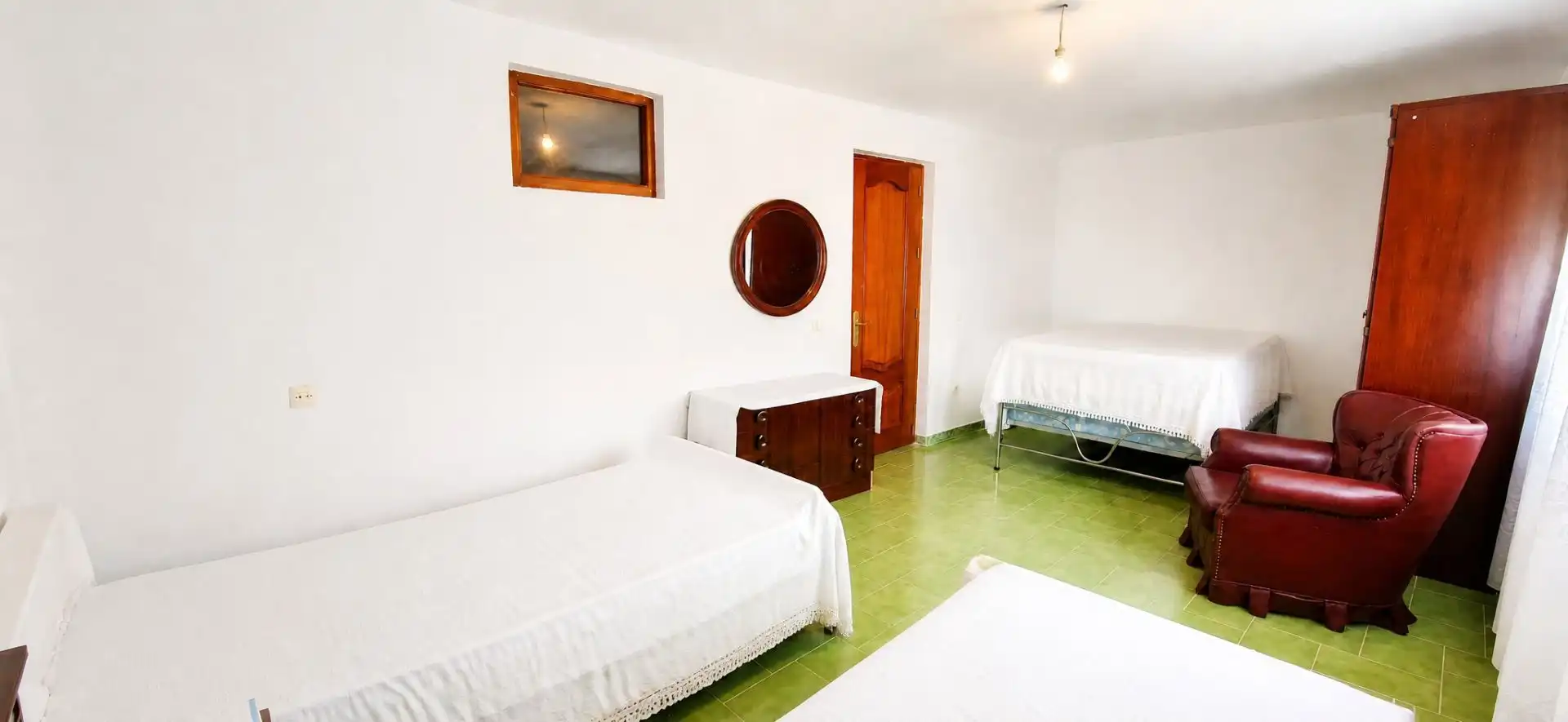 Bedroom of Houses for sale in Guijo de Santa Bárbara  with Terrace and Furnished