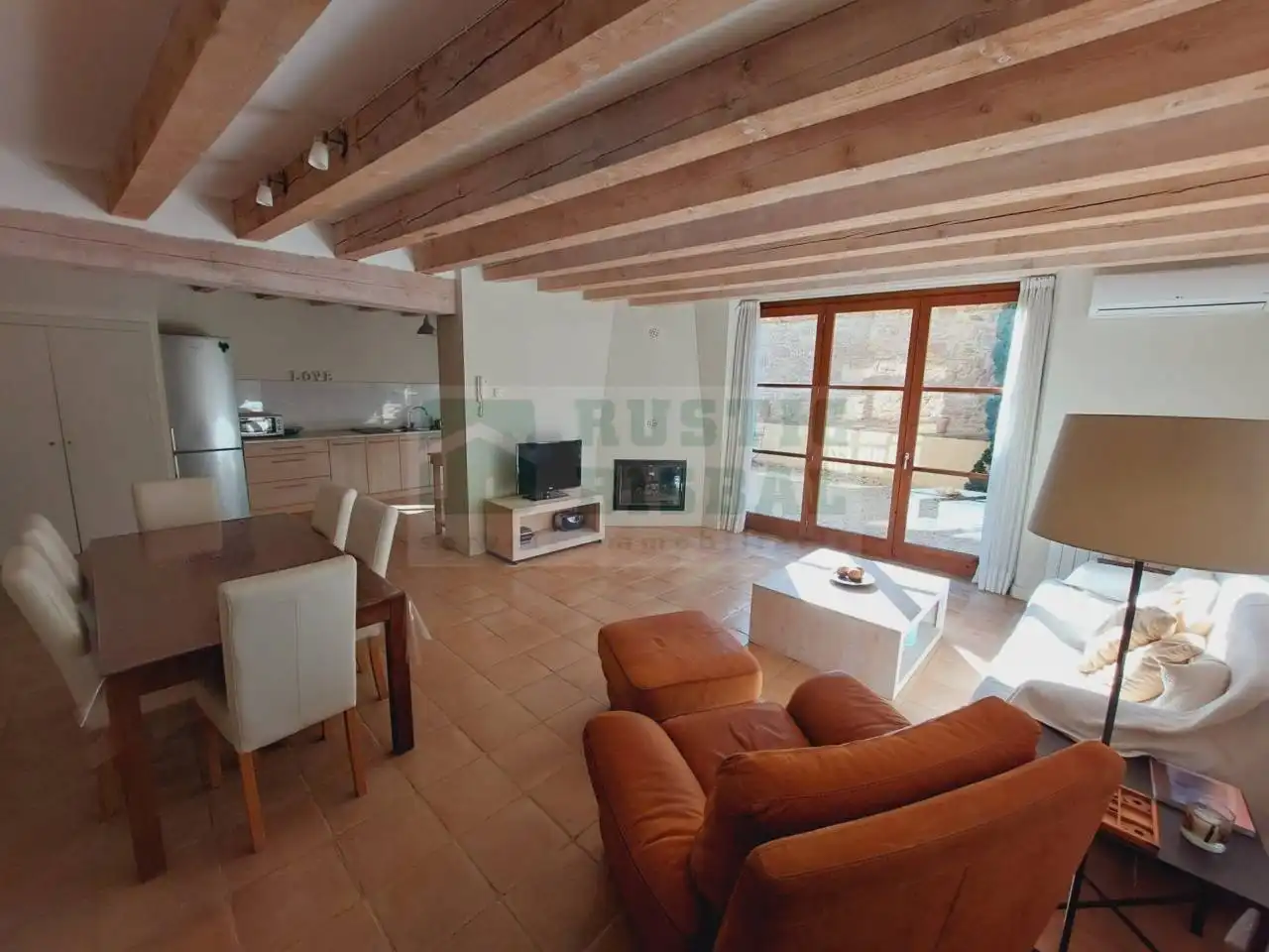 Living room of Country homes for rent in Fontanilles  with Air Conditioner, Heating and Private garden