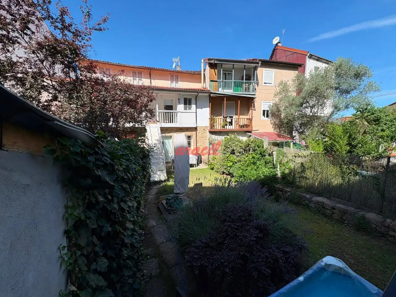 Exterior view of Flat for rent in Ourense Capital   with Air Conditioner, Heating and Furnished