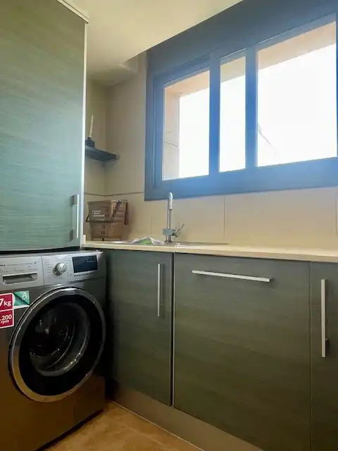 Küche von Wohnung zum Verkauf in Viladecavalls mit Klimaanlage, Heizung und Parkett