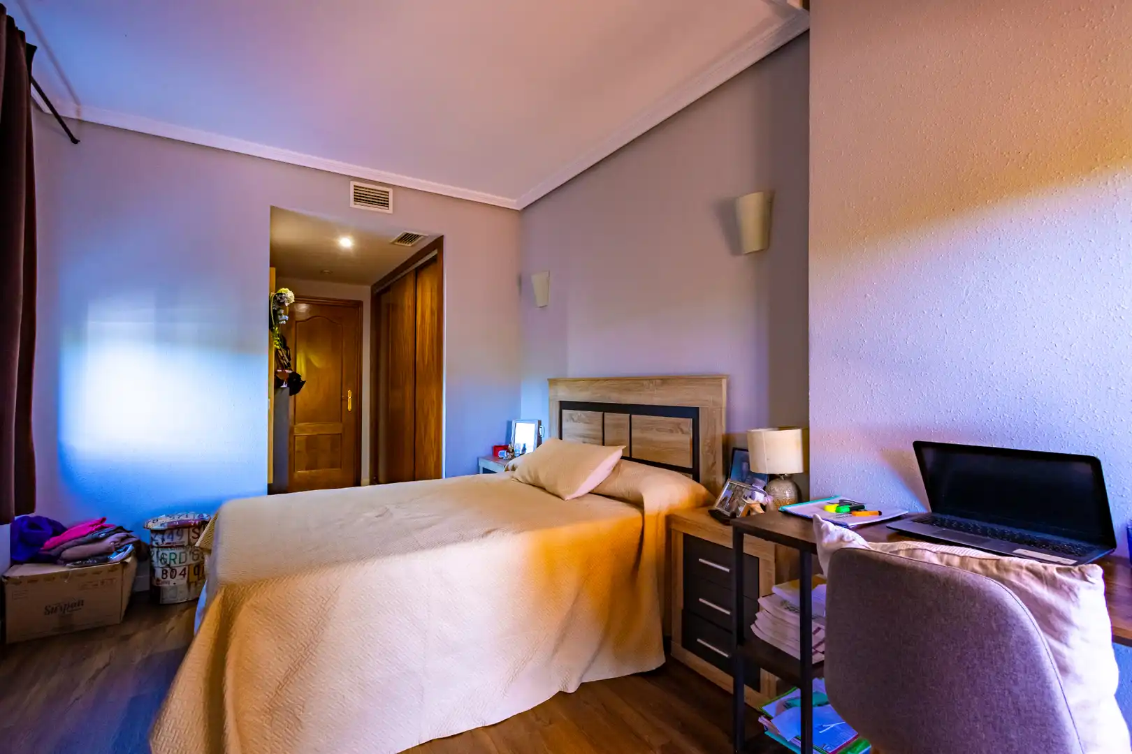 Bedroom of Apartments for sale in Vera  with Air Conditioner, Heating and Private garden