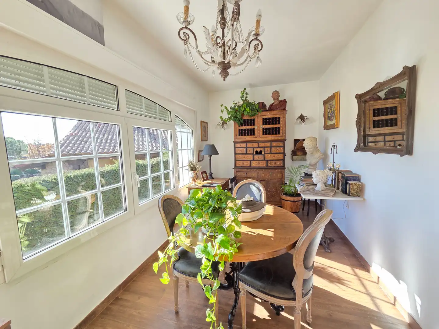 Comedor de Casa o chalet en venta en Santa María de la Alameda con Calefacción, Jardín privado y Amueblado