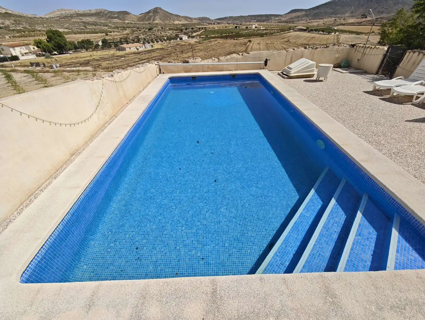 Swimming pool of Country homes for sale in Jumilla
