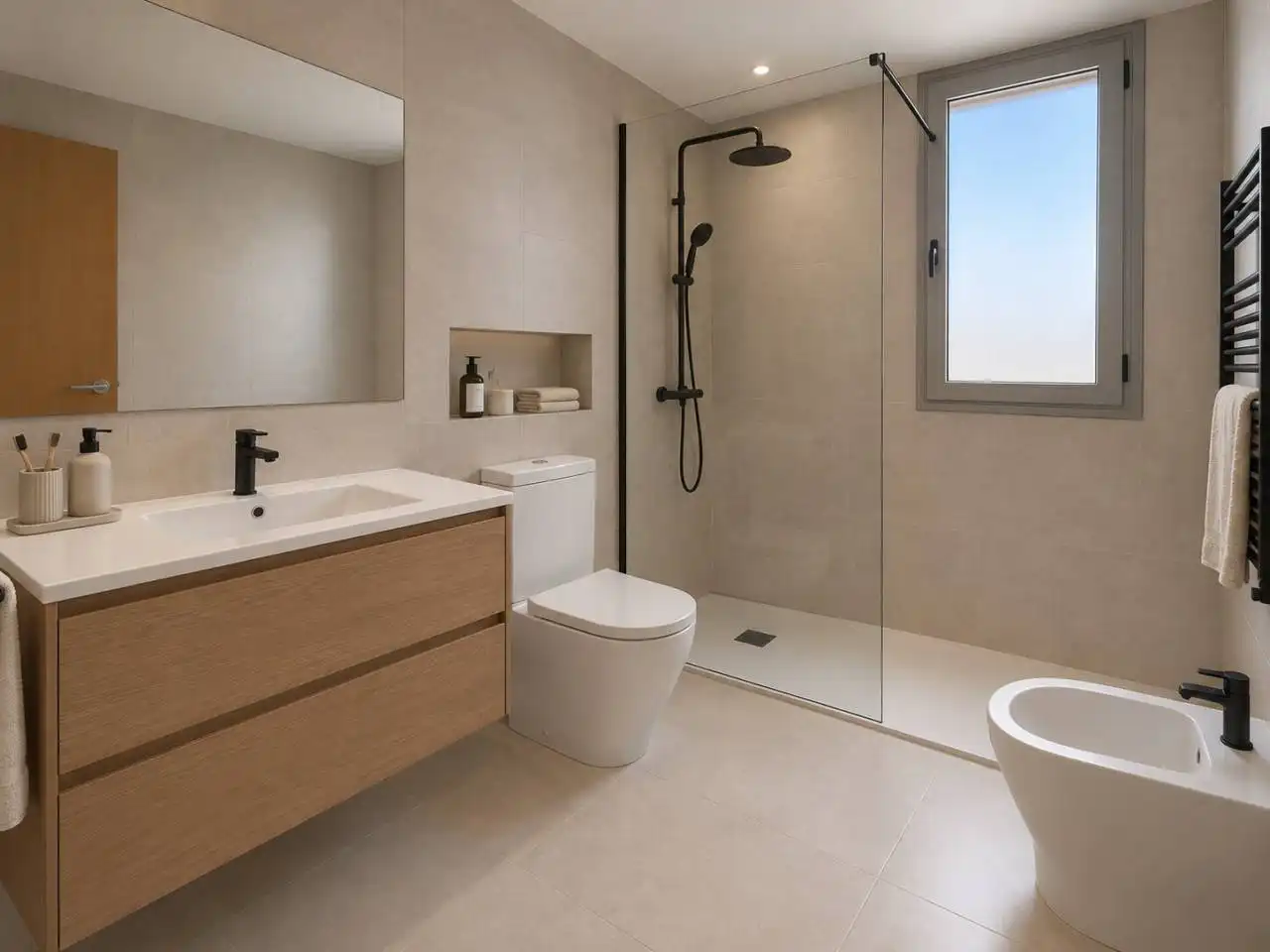 Baño de Dúplex en venta en Vilanova del Vallès con Aire acondicionado, Calefacción y Terraza