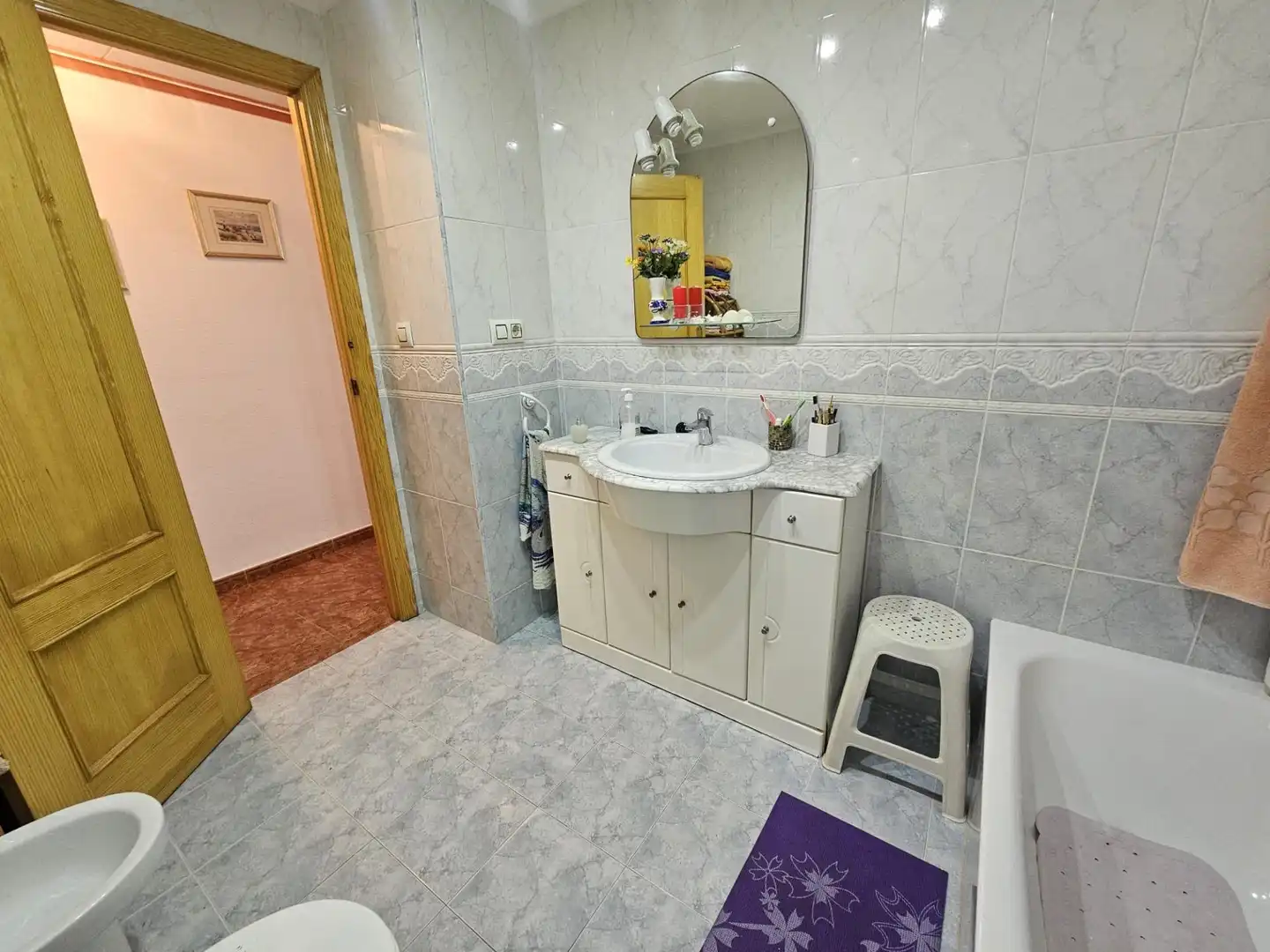 Bathroom of Flat for sale in Sueca  with Air Conditioner, Heating and Storage room