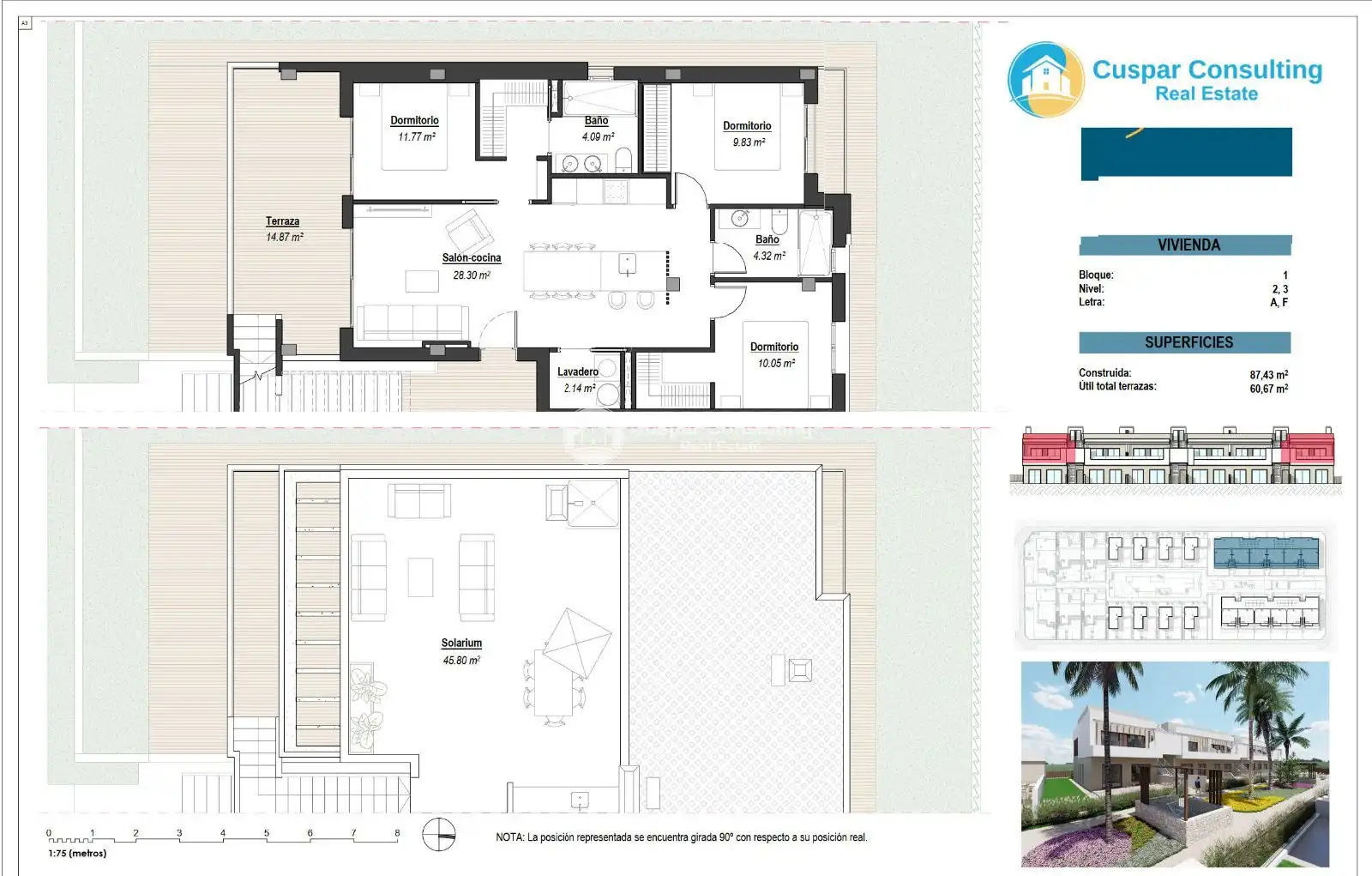 Penthouse mit Terrasse zum Verkauf in Centro, imagen 7