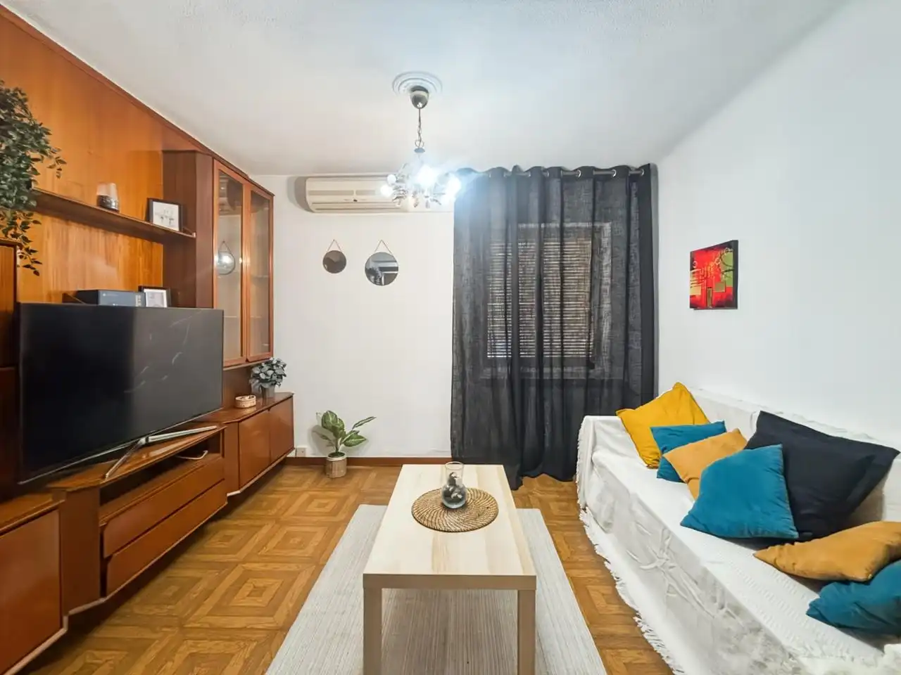 Sala de estar de Planta baja en venta en Madrid con Aire acondicionado, Calefacción y Parquet