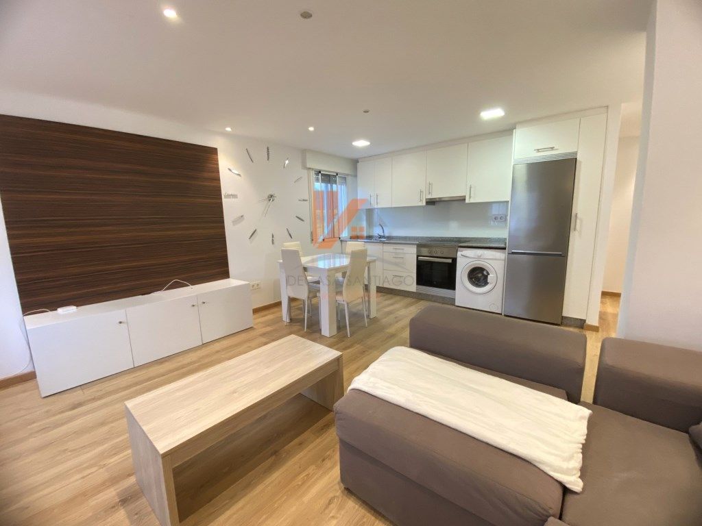 Living room of Apartment to rent in Santiago de Compostela   with Furnished