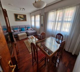 Living room of Duplex to rent in A Coruña Capital   with Heating, Private garden and Parquet flooring