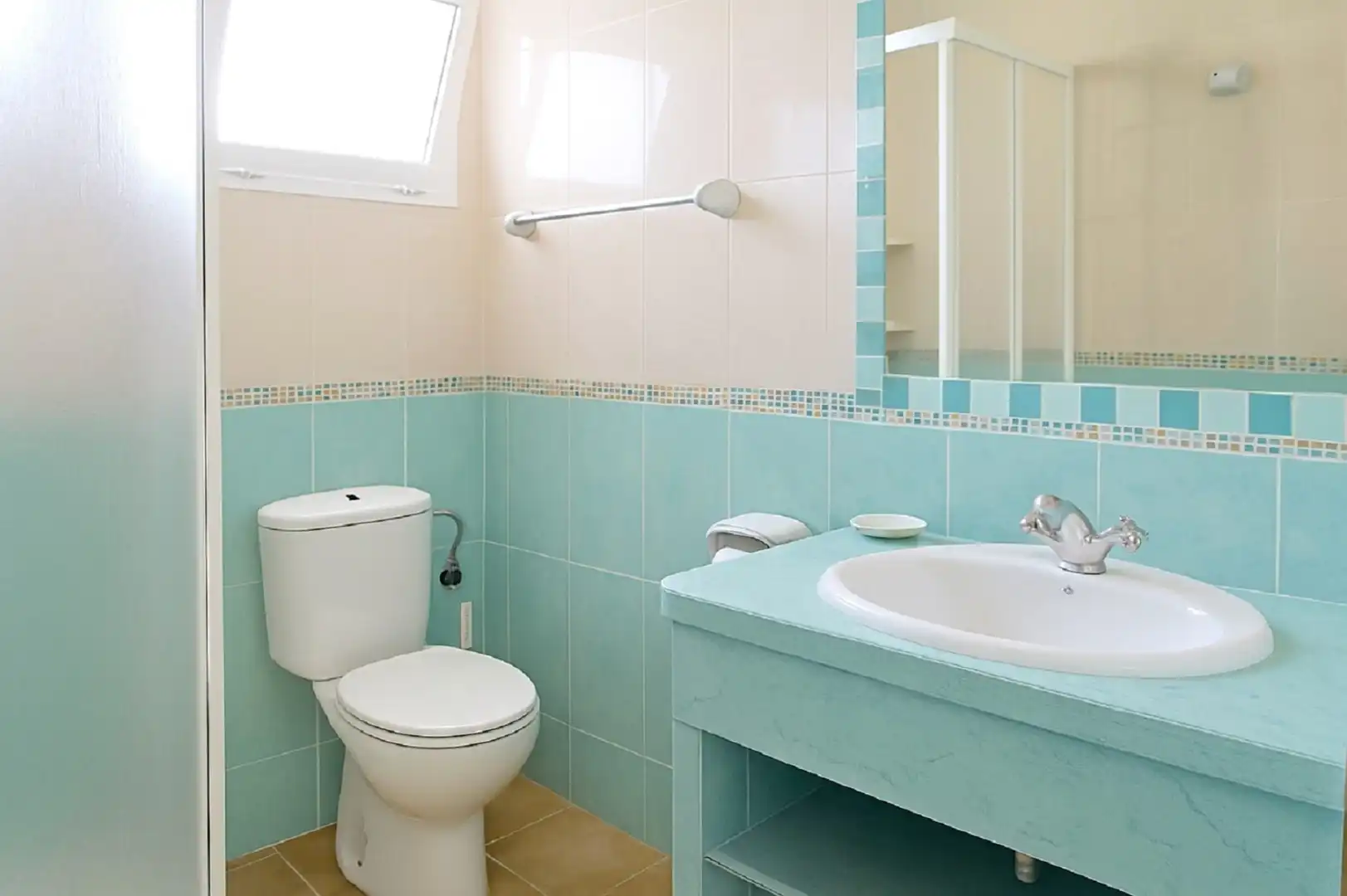 Badezimmer von Haus oder Chalet zur Miete in Peñíscola / Peníscola mit Privatgarten, Terrasse und Möbliert