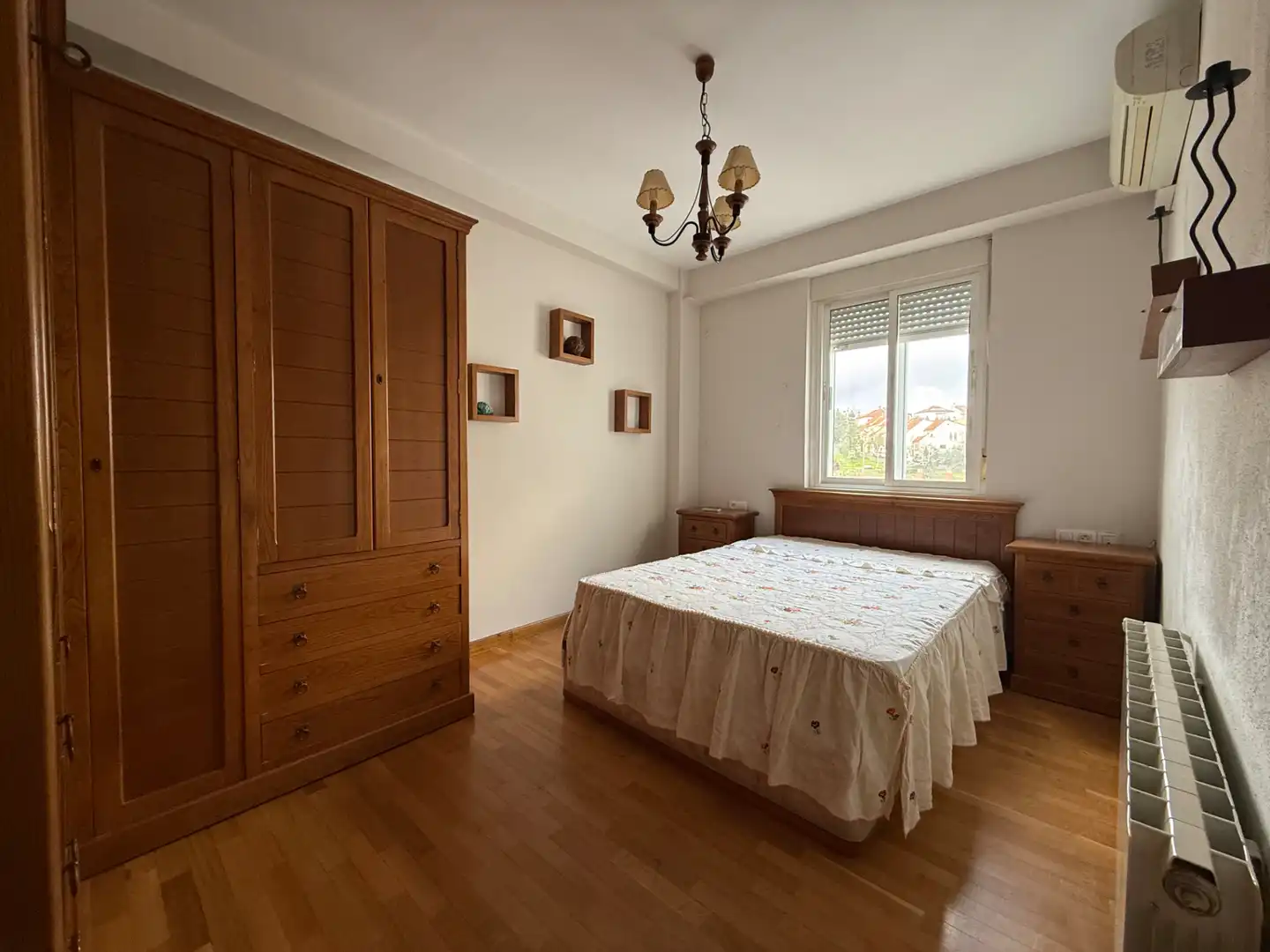 Bedroom of Flat for sale in Plasencia  with Air Conditioner, Heating and Furnished